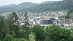 Der Blick auf den südlichen Teil von Bubendorf